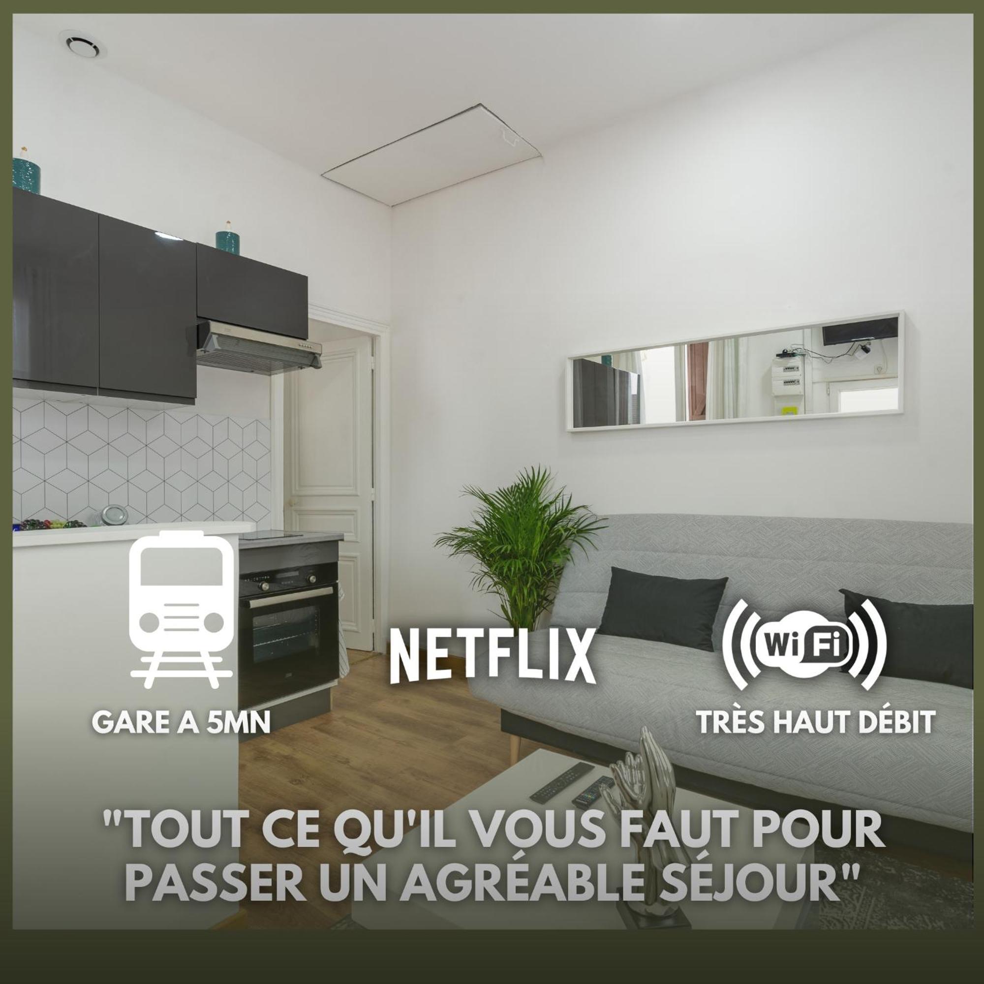 Cocon Douillet, Proche Gare, Wifi Appartement Drancy Buitenkant foto